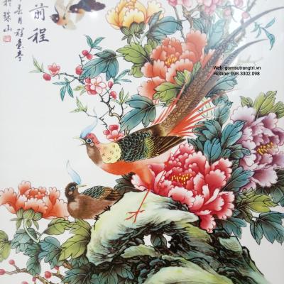 TRANH SỨ VỊ LAI XÁN LẠN ( TƯƠNG LAI TƯƠI SÁNG )